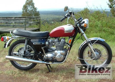 1973 triumph t 150 v trident 750 photo